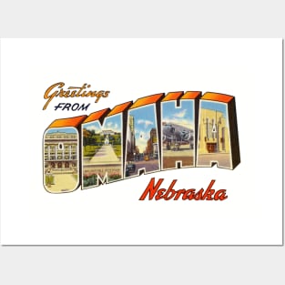 Greetings from Omaha Nebraska Posters and Art